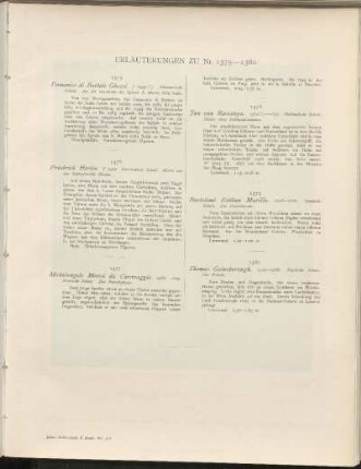 Erläuterungen zu Nr. 1375 - 1380: