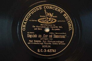 Singschule aus "Czar und Zimmermann" / [A. Lortzing]