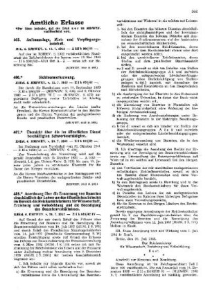 Sichtvermerkszwang : [Amtliche Erlasse] ; [Amtlicher Teil]