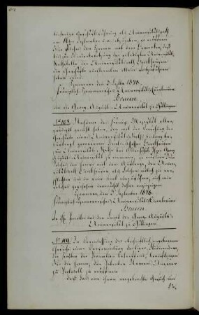 Ernennung von Wilhelm Barkhausen zum Universitätsrat.