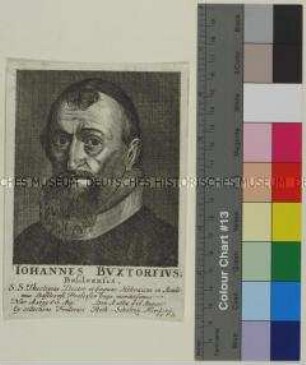 Porträt des reformierten Theologen Johann Buxtorf des Jüngeren