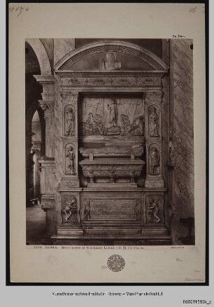 Grabmonument des Kardinals Bernardino Lonati (gest. 1497)