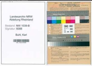 Entnazifizierung Karl Buhl , geb. 03.10.1895 (Studienrat)