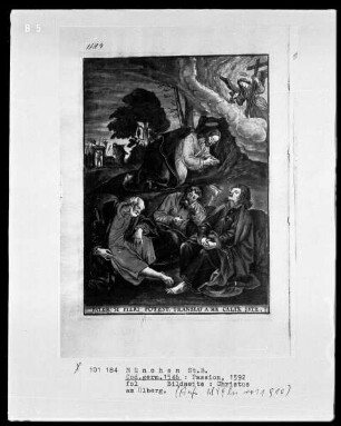 Passio unseres Herrn und Heilands Jesu Christi. Mit schönen Figuren geziert — Christus am Ölberg