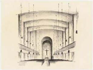 Evangelische Stadtkirche, Karlsruhe Wiederaufbau: Altar