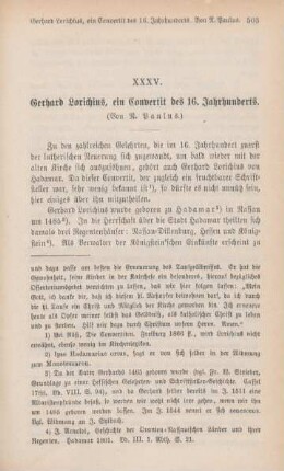 503-528 Gerhard Lorichius : ein Convertit des 16. Jahrhunderts