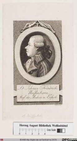 Bildnis Johann Friedrich Weißenborn (Weisenborn)