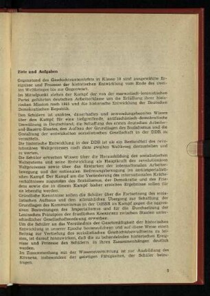 Ziele und Aufgaben