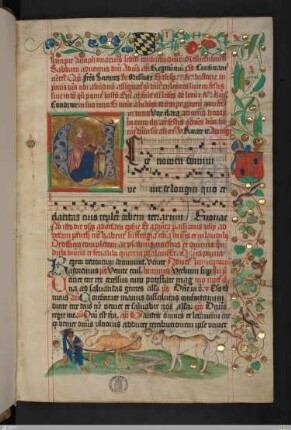 Initiale: Marienvision des Kaisers Augustus