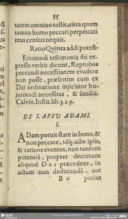 De Lapsu Adami