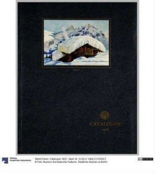 Catalogue 1925.