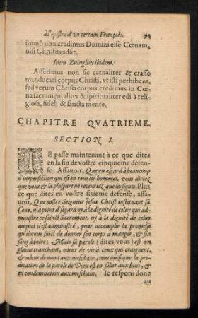 Chapitre Quatrieme.