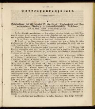 Correspondenzblatt