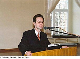 Torsten Mosgraber während seiner Laudatio auf Peter Kopp