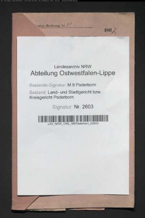 Erblasser: May, Antonette, geb. Rintelen: