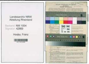 Entnazifizierung Franz Hoska , geb. 25.11.1900 (Waechter)