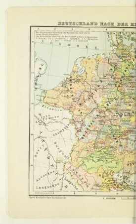 Deutschland nach der Kreiseinteilung (XIV. Jahrht.)
