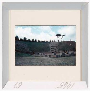 Tindari: Antikes Theater (Foto 1965)