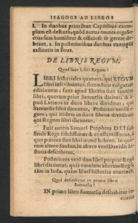 De Libris Regum.
