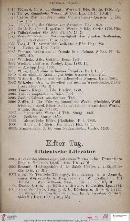 Altdeutsche Literatur (Nr. 4001 - 4068)