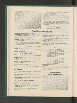 Die Bücherhallen