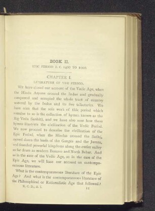 Book II Chapter I