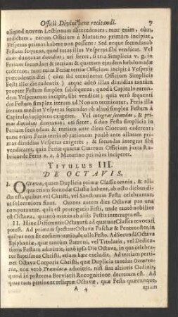Titulus III.