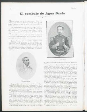 El combate de Agua Santa