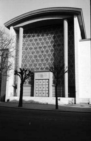 Straßburg: Synagoge, Eingangsfront