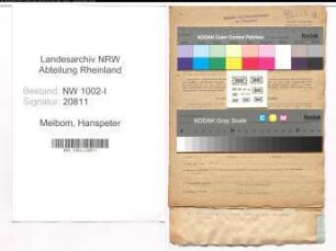 Entnazifizierung Hanspeter Meibom, geb. 03.08.1912 (Wissenschaftler)