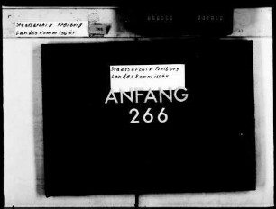 Anlegung und Führung der Bürgerbücher