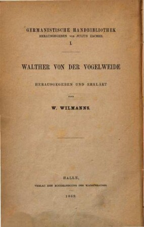 Walther von der Vogelweide