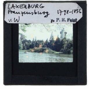 Laxenburg, Schlösser von Laxenburg,Laxenburg, Franzensburg : Westansicht