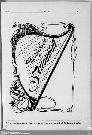 Musikbeilage zum Salonblatt
