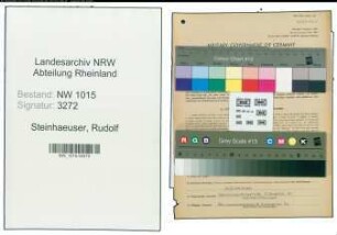 Entnazifizierung Rudolf Steinhaeuser , geb. 29.09.1912 (Arzt)