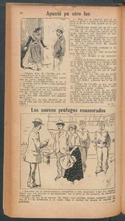 Los nuevos prófugos enamorados - [Viñeta cómica]