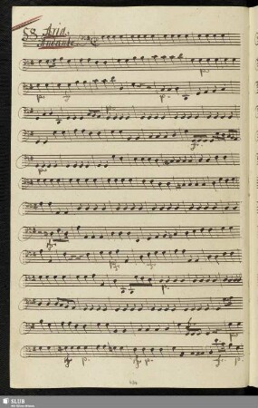 58. Aria: So che la donna ognora / Galuppi, B.