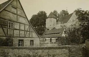 SchlossMutzschen : Mutzschen (Kreis Grimma). Blick zum Schloss