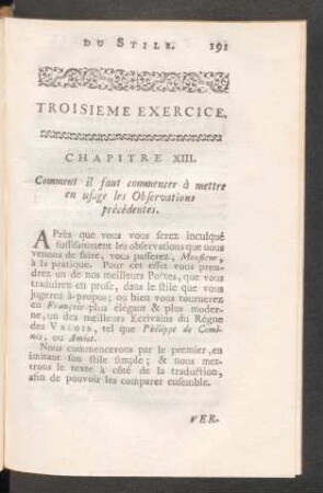 Troisieme Exercice.