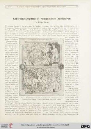 7: Schwertinschriften in romanischen Miniaturen