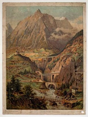 Die Gotthardbahn bei Wassen