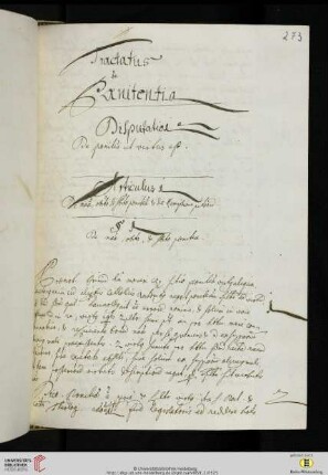 Tractatus de Poenitentia