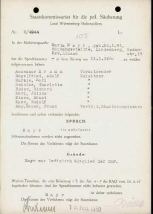 Mayr, Maria