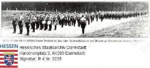 Braunschweig, 1931 Oktober / Massenaufmarsch der NSDAP, hier: Abmarsch der hessischen SA