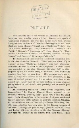 The Story of the Files : A review of Californian writers and literature. Issued under the auspices of the World's fair commission of California, Columbian Exposition, 1893