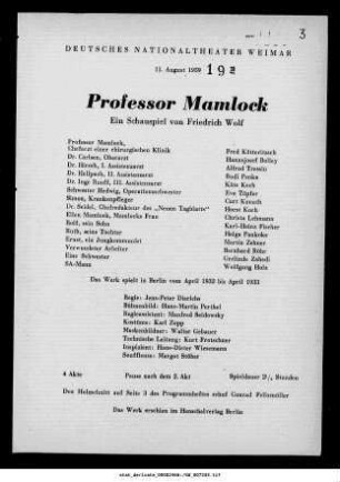 Professor Mamlock