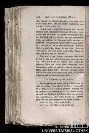 6. Abscheidung des Zukers