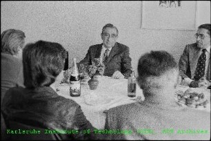 Besuch von Prof. Edward Teller (Senior Fellow, Hoover Institution, Stanford University) am Kernforschungszentrum Karlsruhe (KfK)