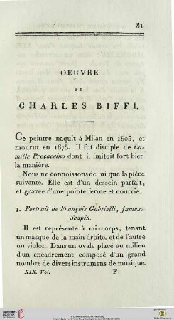 Oeuvre de Charles Biffi