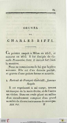 Oeuvre de Charles Biffi